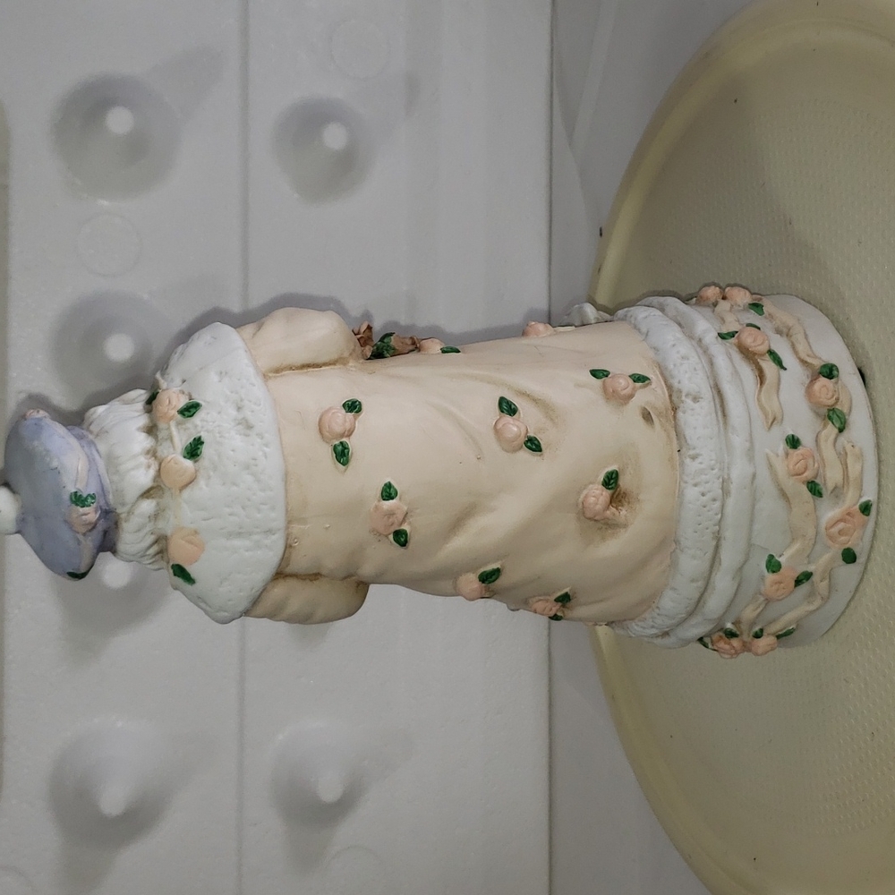 Bluedragon Creations Santa Figurine with Gold and Pink Accents - Picture 6 of 9